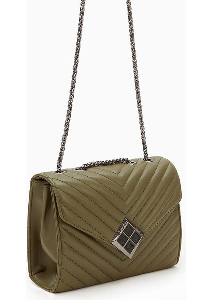 Haki Kadın Omuz Çantası 930076 fiyatları