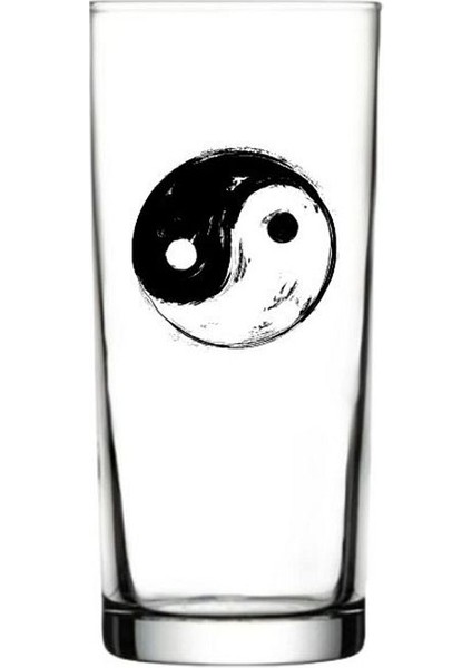 Ying Yang Baskılı Rakı Bardağı