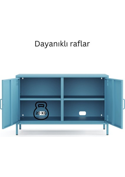 Pera Tv Ünitesi, Tv Dolabı,2 Kapaklı Dolap 100,50 x 40 x 64,50 cm - 9 Renk Seçeneği Bulunmaktadır