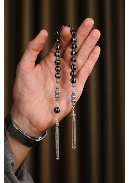 Master Ömer Aktaş Erzurum Oltu Taşı Karpuz Yarma Zaza Tesbih