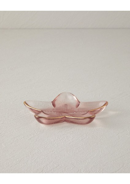 Pembe ve Bordo Şık Cam Çerezlik, Şık ve Kullanışlı Tasarım