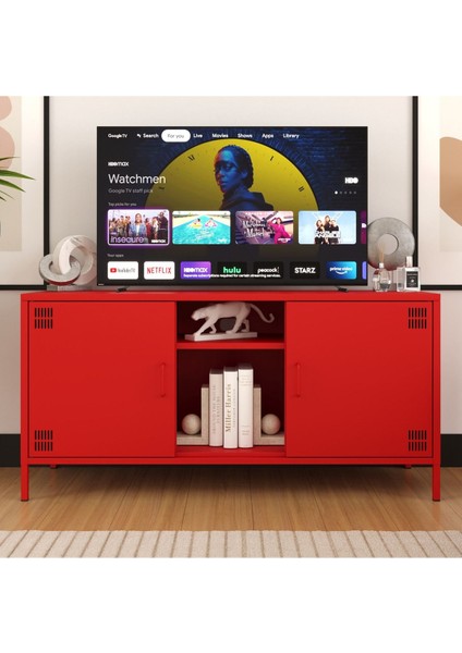 Pera Tv Ünitesi, Tv Dolabı,2 Kapaklı, Açık Raflı 130,50 x 40 x 64,50 cm fiyatları