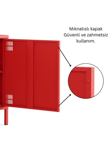 Pera Tv Ünitesi, Tv Dolabı,2 Kapaklı, Açık Raflı 130,50 x 40 x 64,50 cm