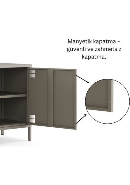 Tv Ünitesi, Tv Dolabı,2 Kapaklı Dolap 100,50 x 40 x 64,50 cm