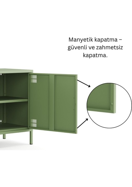 Pera Tv Ünitesi, Tv Dolabı,2 Kapaklı Dolap 100,50 x 40 x 64,50 cm - 9 Renk Seçeneği Bulunmaktadır