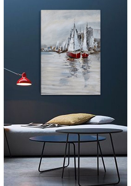 Gri Kanvas Tablo, Şık ve Modern Dekorasyon Için Harika Bir Seçim