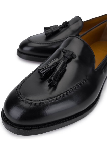 Kadın Hakiki Deri Siyah Loafer Ayakkabı 668 D204 Bn Ayk SK25-26 Nero modelleri