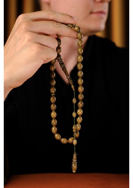 Master Bekir Deveci Oyma Imame Beyzi Model Kokulu Pelesenk Tesbih