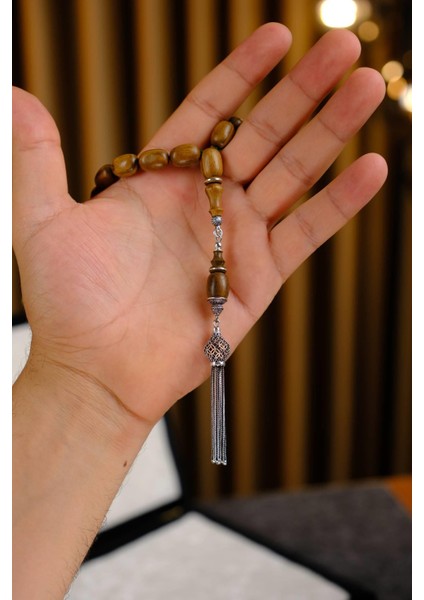 Şükrü Baba Efe Serisi Pelesenk Maskot Gümüş Tasarım Tesbih fırsatları