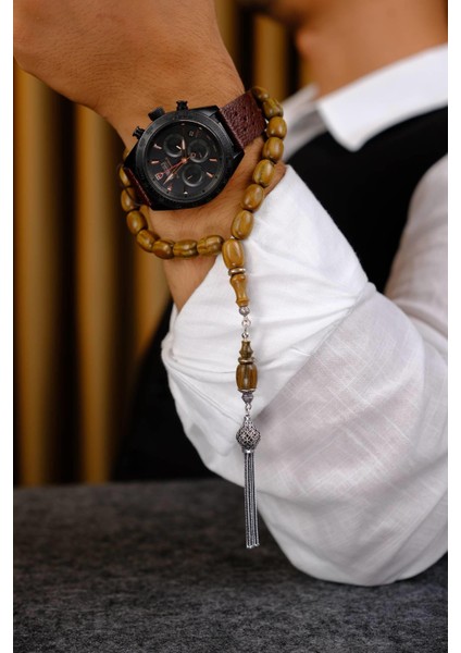 Şükrü Baba Efe Serisi Pelesenk Maskot Gümüş Tasarım Tesbih indirimleri