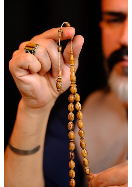 Master Mücahit Şener Otantik Oyma Serisi Beyzi Kesim Öd(Ud) Ağacıtesbih modelleri