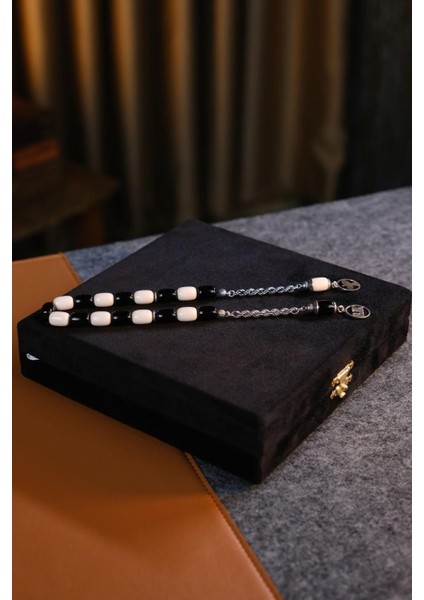 Taraftar Serisi Siyah Beyaz Kartal Gümüş Tasarım Zaza Tesbihi indirimleri