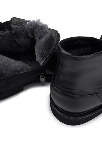 Erkek Hakiki Deri Siyah Klasik Bot 668 846PAK Erk Bot SK25-26 Nero indirimleri