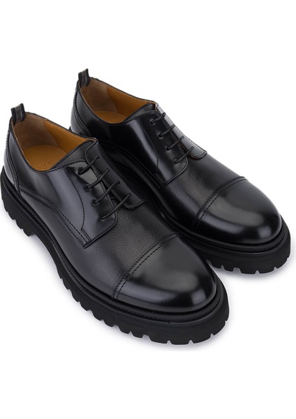 Erkek Hakiki Deri Siyah Casual Ayakkabı 668 404 Erk Ayk SK25-26 Nero fiyatları
