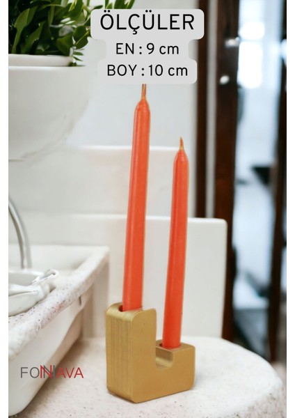 Şamdan Mumluk Tealight ve Şamdan Mum Uyumlu Model 12