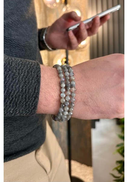 99'luk Labradorit Bileklik Namaz Tesbihi (Kolye-Bileklik-Tesbih)