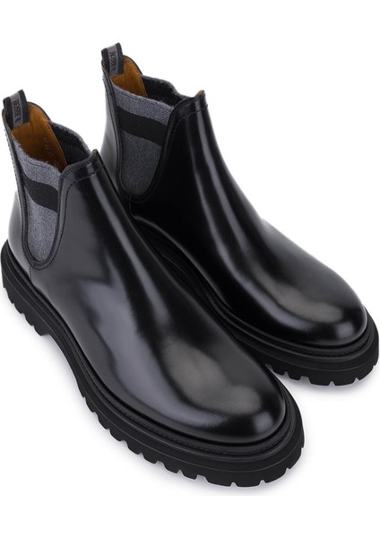 Erkek Hakiki Deri Siyah Casual Bot 668 910P Erk Bot SK25-26 Nero fiyatları