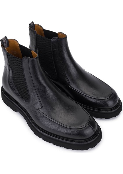 Erkek Hakiki Deri Siyah Casual Bot 668 1207P Erk Bot SK25-26 Nero fiyatları