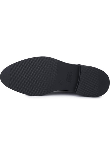 Erkek Hakiki Deri Siyah Klasik Ayakkabı 668 836 Erk Ayk SK25-26 Nero fırsatları