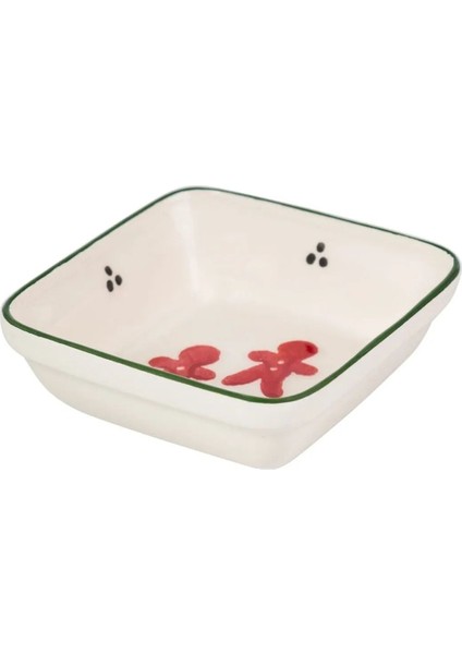11 cm Ekru Kare Seramik Kase, Şık ve Kullanışlı Mutfak Gereci fiyatları
