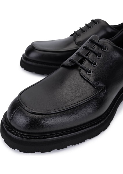 Erkek Hakiki Deri Siyah Casual Ayakkabı 668 1203 Erk Ayk SK25-26 Nero modelleri