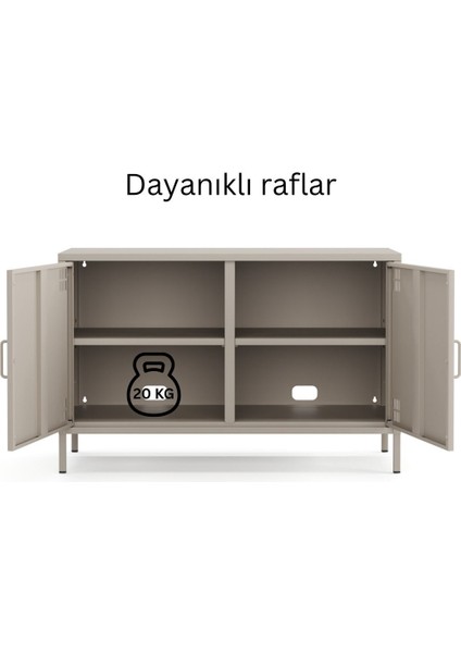 Pera Tv Ünitesi, Tv Dolabı,2 Kapaklı Dolap 100,50 x 40 x 64,50 cm - 9 Renk Seçeneği Bulunmaktadır