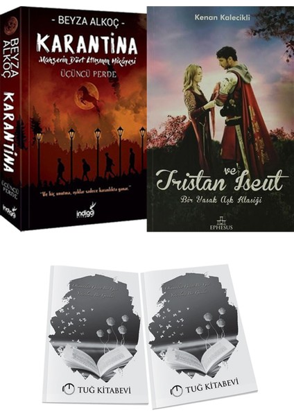 Tristan ve Iseut ve Karantina 3 Beyza Alkoç 2li Set + Hediyeli