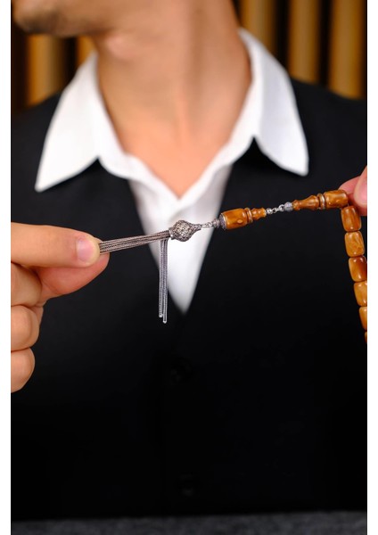 Şükrü Baba Efe Serisi Kuka Maskot Gümüş Tasarım Tesbih indirimleri