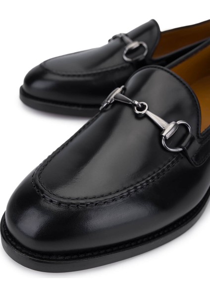 Kadın Hakiki Deri Siyah Loafer Ayakkabı 668 D206 Bn Ayk SK25-26 Nero modelleri