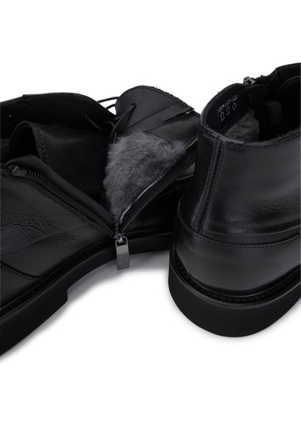 Erkek Hakiki Deri Siyah Klasik Bot 668 844PAK Erk Bot SK25-26 Nero indirimleri