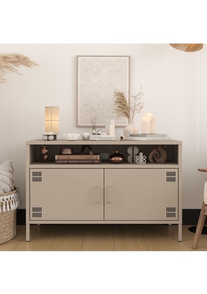 Pera Tv Ünitesi, Tv Dolabı,2 Kapaklı, Açık Raflı 100,50 x 40 x 64,50 cm fiyatları