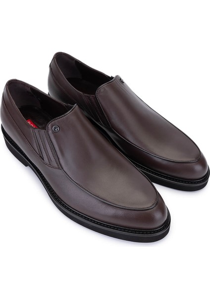 Erkek Hakiki Deri Kahverengi Klasik Ayakkabı 668 8288K Erk Ayk SK25-26 Marrone fiyatları