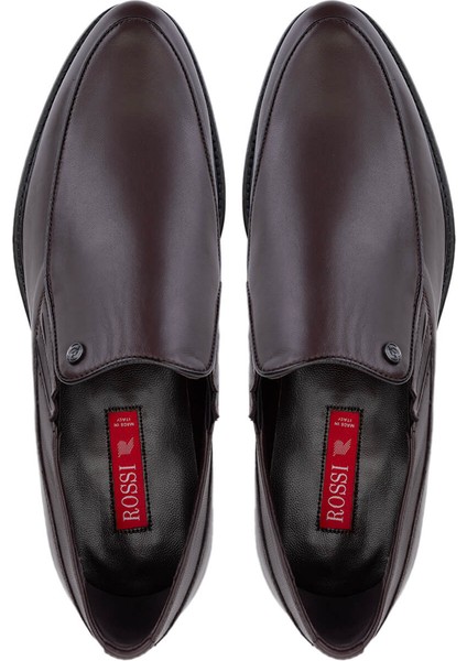 Erkek Hakiki Deri Kahverengi Klasik Ayakkabı 668 8288K Erk Ayk SK25-26 Marrone indirimleri