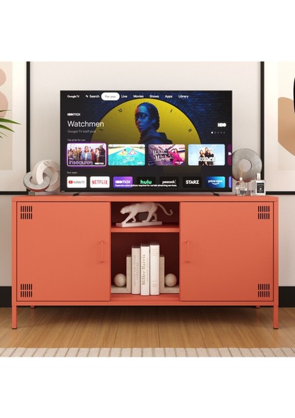 Tv Ünitesi, Tv Dolabı,2 Kapaklı, Açık Raflı 130,50 x 40 x 64,50 cm fiyatları