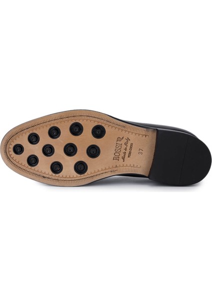 Kadın Hakiki Deri Siyah Loafer Ayakkabı 668 D206 Bn Ayk SK25-26 Nero fırsatları