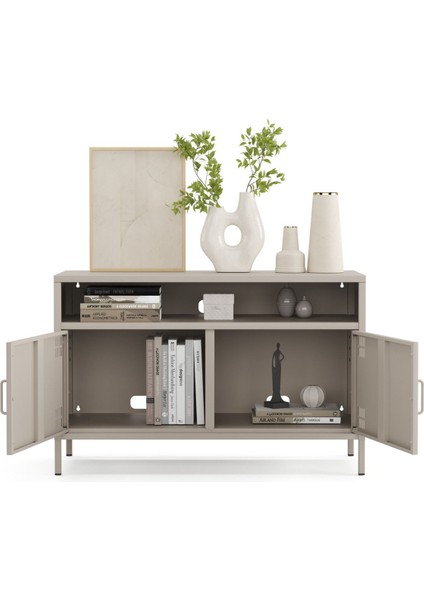 Pera Tv Ünitesi, Tv Dolabı,2 Kapaklı, Açık Raflı 100,50 x 40 x 64,50 cm modelleri