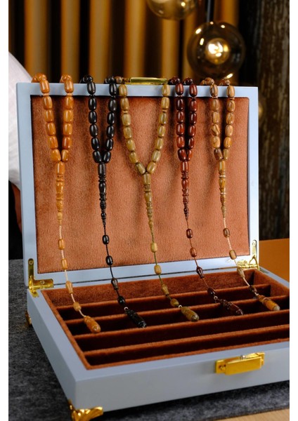 Üstad Yusuf Cevher Master 5'li Set Işlemeli Imame Ağaç Serisi