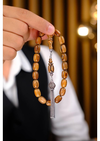 Şükrü Baba Efe Serisi Kokulu Öd Ağacı Maskot Gümüş Tasarım Tesbih fiyatları