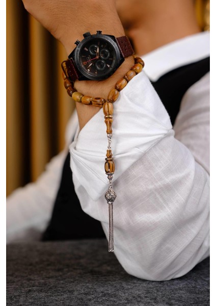 Şükrü Baba Efe Serisi Kokulu Öd Ağacı Maskot Gümüş Tasarım Tesbih fırsatları