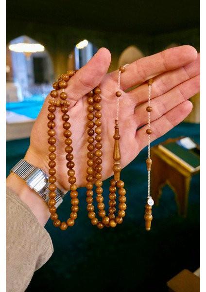 Yusuf Cevher Usta El Işçiliği Koleksiyonluk 99'luk Kuka Namaz Zikir Tesbihi