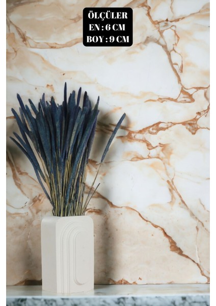 Dekoratif Vazo El Yapımı Beyaz Renk Model 18 fırsatları