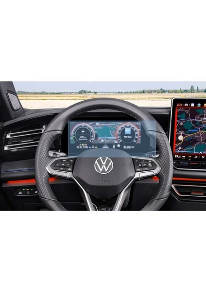 Volkswagen Passat Variant 12.9 Inç Multimedya ve 10.25 Inç Dijital Gösterge Ekran Koruyucu 2'li Set