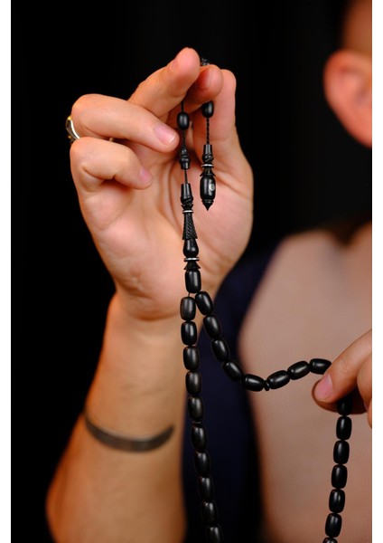 Master Mücahit Şener Otantik Oyma Serisi Kapsül Kesim Abanoz Ağacı Tesbih indirimleri