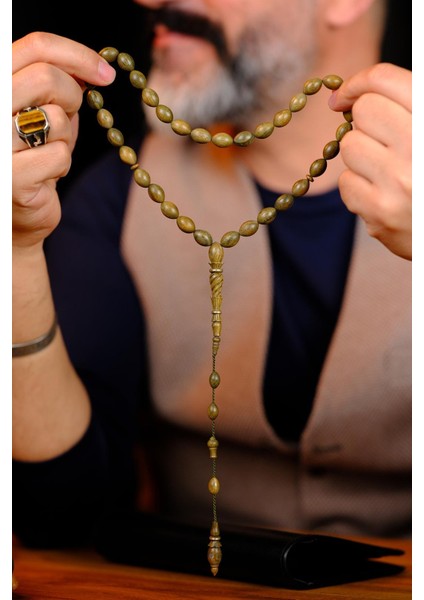 Master Mücahit Şener Otantik Oyma Serisi Beyzi Kesim Pelesenk Tesbih fiyatları