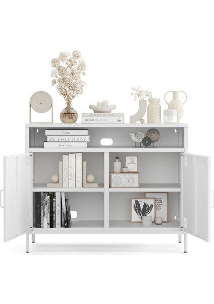 Pera Tv Ünitesi, Tv Dolabı,2 Kapaklı, Açık Raflı 100,50 x 40 x 79,50 cm modelleri