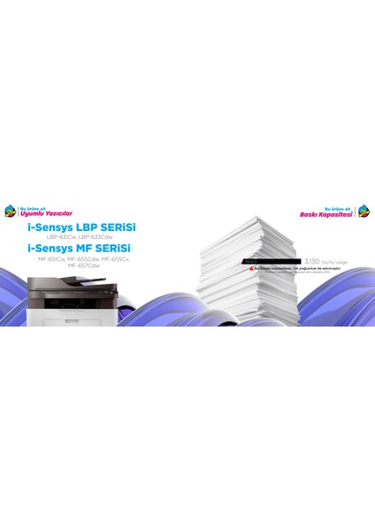 Canon CRG-067H Muadil Toner Siyah / LBP-631CW - LBP-633CDW - MF-651CW - MF-655CDW - MF-655CX - MF-657CDW fiyatları