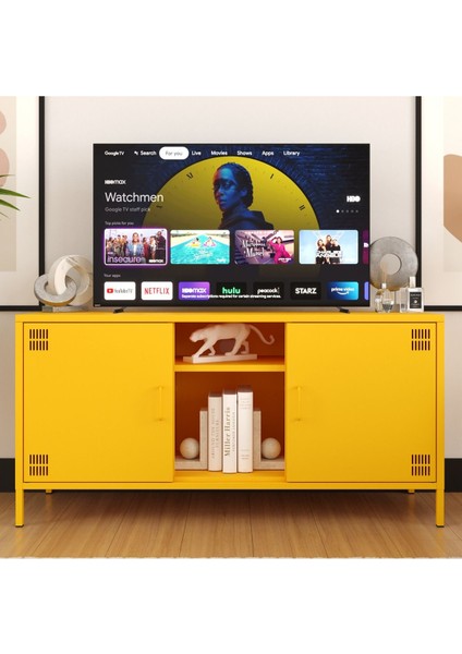 Pera Tv Ünitesi, Tv Dolabı,2 Kapaklı, Açık Raflı 130,50 x 40 x 64,50 cm fiyatları