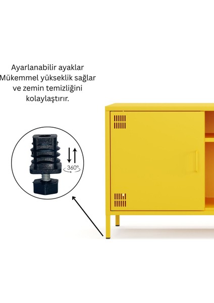 Pera Tv Ünitesi, Tv Dolabı,2 Kapaklı, Açık Raflı 130,50 x 40 x 64,50 cm indirimleri