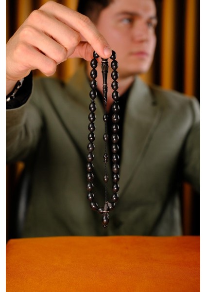 Master Bekir Deveci Oyma Imame Beyzi Model Abanoz Ağacı Tesbih fiyatları