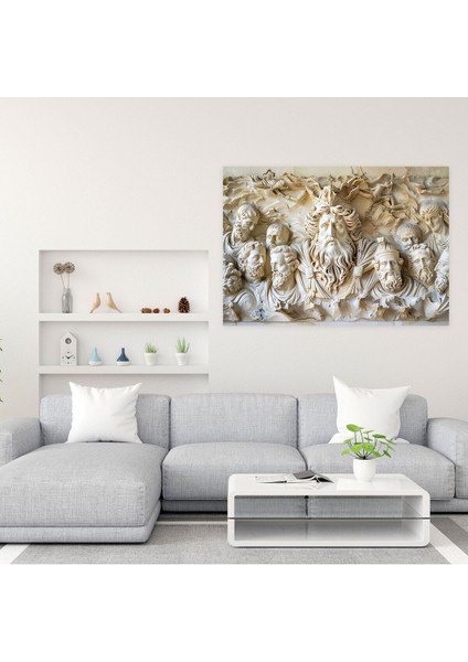 Renkli Antik Tanrılar Rölyef Duvar Sanatı, Klasik Ev Dekoru modelleri